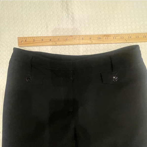 WHBM. Sz 4. Black Legacy Wide Leg Pant. Classic lightweight. Wardrobe essential - Picture 9 of 17